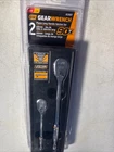 Gearwrench Long Handle Ratchet Set 1/4 3/8 90 Tooth 81268T Open. Price: $65.00.