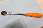 Mac Tools XR11FPA 12" Long Classic Hard-handle Flex-head Ratchet Orange Usa Used. Price: $99.95.