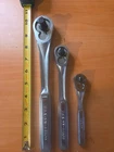 Vtg Craftsman 1/2''3/8"1/4" Quick Release Ratchets VN44809, VN44811,VN4807 Used. Price: $53.99.
