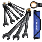 9PCS Anti-slip Ratcheting Combination Wrench Set Metric 8-19 Mm 72-TEETH W/pouch New. Price: $48.99.