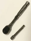 Craftsman Overdrive CMMT82110 1/4" Gunmetal Chrome Ratchet + 3" Extension New. Price: $24.98.