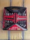 Husky 28-PIECE Sae Metric Combination Wrench Set & Storage Case 28CW002NC New. Price: $34.95.