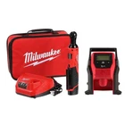M12 12-VOLT Lithium-ion Cordless 3/8 In. Ratchet And Inflator Combo Kit (2-TOOL) New. Price: $396.53.