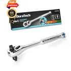 Duratech 3-IN-1 Ratchet Handle, 1/4 ", 3/8 1/2" Drive Wrench, Blue New. Price: $26.98.