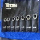 Titan 17219 Stubby Ratcheting Wrench Set New. Price: $35.50.