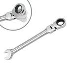 Harskiyer Flex Head Ratchet Wrench, Point Chrome 12MM, Silver New. Price: $10.52.
