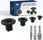 Socket Adapter Set, 4PC Low Profile Impact For Tight Spaces - Fits Square Head 1 New. Price: $39.99.