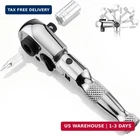 Workpro 1/4" Drive Stubby Ratchet, 2-IN-1 Socket Wrench Flex Head & Bit New. Price: $24.36.