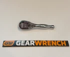 Gearwrench 3/8" Drive 4-3/4" Full Polish Stubby 90 Tooth Teardrop Ratchet 81209T New. Price: $42.99.