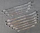 Sunex Sae And Metric Extra Long Double Box Flex Head Ratcheting Wrench Sets Used. Price: $254.99.