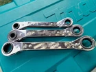3 Pc Craftsman 12 Point Ratcheting Offset Box Wrechs Made Usa. Used. Price: $65.99.