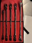 Snap-on XFRRM705 5PC 12-POINT Metric Double Flex Reversible Ratcheting Wrench Se New. Price: $649.00.