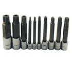 Atd Tools 13781 10PC Extra Long Triple Square Spline Bit Socket Set New. Price: $62.66.