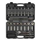 1/2 Inch Drive 6-POINT Socket And Ratchet Set With Case, 37-PC. 3/8 1-5/16 New. Price: $205.99.