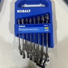 Kobalt Piece 2884741 Flex Box End Ratcheting Combination Wrench Set Metric New. Price: $69.99.