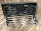 Icon Pc Metric Professional Double Box Flex Ratcheting Wrench Set WRDBFM-5 Used. Price: $139.95.