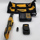 Dewalt 20V Max Xr Cordless Ratchet Set, 3/8' & 1/2' Heads W/battery (DCF510GE1) Used. Price: $239.95.