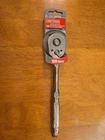 Craftsman CMMT82113 1/2" Dr Gunmetal Chrome 180 Tooth Quick Release Ratchet New. Price: $20.00.