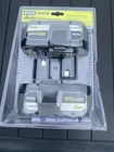 Genuine Ryobi Hp Battery PBP2004 Lithium-ion 18V One+ 4.0AH (2-PACK) New. Price: $137.40.