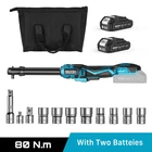 Seesii Cordless 3/8" Extended Ratchet Wrench 2*BATTERY 59FT-LBS Brushless 80NM New. Price: $79.99.