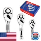 Workpro 3-PIECE Stubby Ratchet Set Quick Release Reversible 1/4 3/8 1/2 Drive New. Price: $43.42.