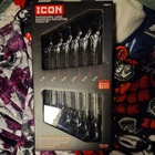 New Icon Professional Large Reversible Metric Ratcheting Wrench Set WRRM-6 Ship. Price: $120.00.