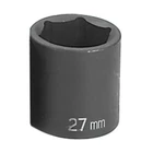 Grey Pneumatic 2027M 1/2" Drive Standard Metric Impact Socket - 27MM New. Price: $20.45.
