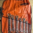 Williams Tools Metric Ratcheting Box End Wrench Set 12/6PT 7-19MM 21MM K-15 Usa Used. Price: $179.95.