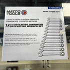 Matco Tools Metric 72 Tooth Combo Ratcheting Wrench Set S7GRCM12 New. Price: $199.99.