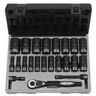 Grey Pneumatic 1/2" Drive Deep Length Fractional Duo-socket Set, 22 Pieces New. Price: $281.67.