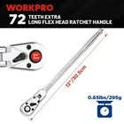 Workpro 1/4 Inch Drive Extra Long Flex Head Ratchet 12 Cr-v Steel New. Price: $21.29.
