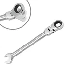 Harskiyer 18MM Flex Head Ratchet Wrench, 12 Point Chrome Vanadium Steel New. Price: $12.64.