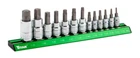 Titan 16122 13PC Torx S2 Steel Bit Socket Set With Magnetic Storage Rail New. Price: $42.74.