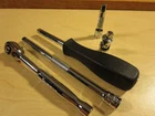 Matco Silver Eagle 1/4" Drive 5-PC Ratchet ,extensions Spinner And Universal New. Price: $45.50.