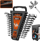 Horusdy 12-PIECE Metric Flex-head Ratcheting Wrench Set 8-22MM, Cr-v Com New. Price: $83.99.