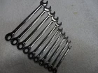 Craftsman Sae Full Polish Combination Ratcheting Wrench Set - 10 Pcs New. Price: $86.95.