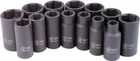 Sunex SUU-3328 Tools 3/8" Drive Semi-deep Impact Socket Set 14 Piece New. Price: $94.80.