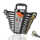 Suzume 12-PIECE (8MM-19MM) Flex Head Ratcheting Wrench Set With 72 Teeth 180 New. Price: $69.23.