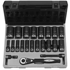 Grey Pneumatic 82222D Duo Socket Set, Drive, 12-POINT Deep, 3/8 To 1-1/2", New. Price: $301.77.