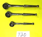 Craftsman Tools Vintage 1/4 & 3/8 1/2 Drive Gold Label Ratchets Used. Price: $200.00.