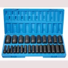 Grey Pneumatic 1726MD 1/2" Dr. Pc. Deep Length Metric Set - 12 Point New. Price: $257.27.