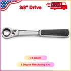 Gearwrench 3/8" Drive Pass-thru Reversible Ratchet, 72 Tooth, 12" Alloy Steel New. Price: $38.78.