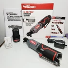 Hyper Tough 3/8 12V Max Cordless Ratchet Battery, Charger, 10MM Sockets... New. Price: $45.00.