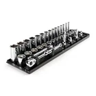 Tekton SKT13101 3/8 Inch Drive 6-POINT Socket And Ratchet Set With Rails New. Price: $146.99.