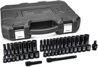 Gearwrench 44 Pc 3/8" Drive 6 Point Standard & Deep Impact Sae/metric Socket Set New. Price: $87.00.