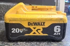 (RI4) Dewalt DCB206 20V Lithium-ion Battery Black/yellow Used. Price: $54.99.