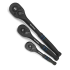 Duratech 3PCS Drive Ratchet 1/4" 3/8" 1/2" 90-T Quick-release Wrench Reversible New. Price: $37.39.