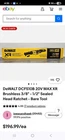 Dewalt DCF510B 20V Max Xr 3/8" - 1/2" Brushless Sealed Head Ratchet Bare Tool New. Price: $195.00.