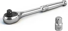 1/4" Drive 90-TOOTH Quick-release Ratchet Handle With 3/8" Adapter, Reve New. Price: $20.99.