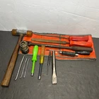 Snap On Tools 14PCS Mixed Files-hammer -breaker Bar- Carburetor Ball -screwdiver Used. Price: $199.99.